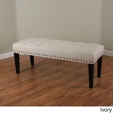 Sopri Upholstered Bench Sofa De La Sala Pie De Cama Mueble Decoracion De Hogar Natural