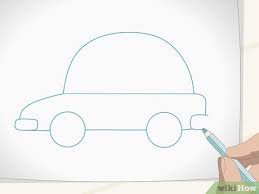 Step 5 draw the top of the car by a smooth curved top. How To Draw Cars With Pictures Wikihow