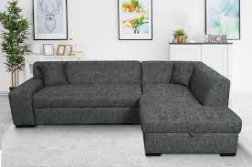 Sofas are often used daily in people's homes, so they need to be durable. Sofa L Form Minos P Rechts Mit Schlaffunktion Anthrazit Sofas Zum Halben Preis
