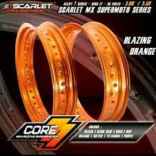 Check spelling or type a new query. Velg Scarlet Supermoto Set 300x17 350x17 Oren Shopee Indonesia