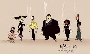 Hugo Tendaz on X: They all smoke cigarettes, like in real Disney picture  books :) #characterdesign for my #webcomic #MyVampireWife #cartoon #vampire  #comics t.coeauxp2QaUH  X