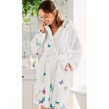 Tout aussi confortable, certains de nos modèles sont en coton bio. Peignoir Joie Et Papillons Francoise Saget