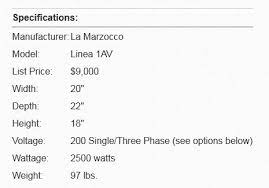 The av version of the la marzocco linea classic features a cronos keypad with a digital shot timer to monitor extraction time. La Marzocco Linea Ee Espresso Machines Page 2