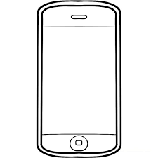 Coloring pages of cell phones. Cell Phone Coloring Page Touchscreen K5 Worksheets Art Classroom School School Counselor