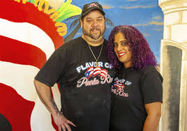 Mofongo is made from green plantains seasoned with garlic and salt and often stuffed with chicken, beef, shrimp or vegetables. From The Island Of Puerto Rico To The Hills Of Mount Oliver Couple Opens Takeout Eatery Pittsburgh Post Gazette