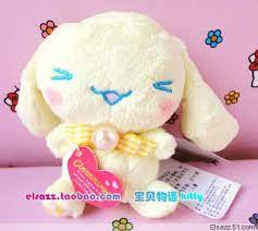 日本直送 正版cinnamoroll小白大耳狗浅黄色小号公仔 11cm 淘宝网 teddy teddy bear bear