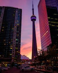 14 in toronto for 5 days weather in toronto for a week rising and setting of the moon in toronto. Sunset Cn Tower Toronto On Canada Alanisko Photography