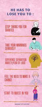 He will stop appreciating what you do for him. He Has To Lose You To Realize Your Worth Magnet Of Success