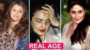 Top 10 Bollywood Actresses Real Age They Are All Senior Actresses In Bollywood 1 Rekha 2 Top 10 Bollywood Actress Bollywood Actress Bollywood Celebrities