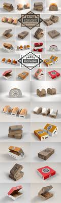 Paper Food Box Packaging Mockup Collection Vol 11 Adobe Photoshop Disposable Box Download Unlimited Items Food Box Packaging Packaging Mockup Recipe Box