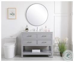 Whether you need a new faucet or a complete remodel, the experts at our showroom will help you create the bathroom or kitchen of your dreams. Vf19042gr Sinclaire Gray Rectangle Bathroom Vanity From Elegant Lighting Coleman Furniture