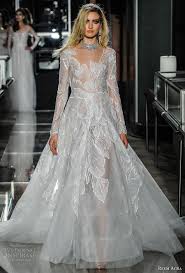 Reem Acra Spring 2018 Wedding Dresses New York Bridal Fashion Week Runway Show Wedding Inspirasi Sheer Wedding Dress Bridal Style Wedding Dress Inspiration