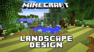 We're a community of creatives sharing everything minecraft! Minecraft Tutorial Landscaping Design For Pond Trees And Lawn Modern House Build Ep 24 Youtube