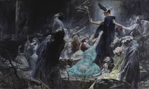 Souls On The Banks Of The Acheron Oil Painting Depicting Hermes In The Underworld Adolf Hiremy Hirschl 1898 Art Painting Art Reproductions