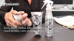 Getting inked can be messy business. Sorry Mom Tattoo Aftercare Kit Youtube
