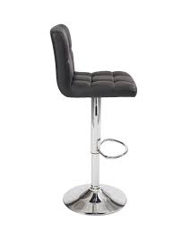 Un bar classique mesure environ 95 cm de haut. Tabouret De Bar Matelasse Pivotant Sivan Lot De 2 Kayelles Com
