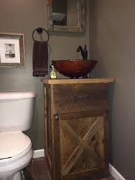 You can find rustic bathroom vanities in a range of wood and styles on listvanities.com. Your Custom Rustic Barn Wood 24 Inch Vanity Or Cabinet Barn Door And Free Shipping Bws Small Bathroom Sinks Glamorous Bathroom Decor Rustic Bathroom Vanities