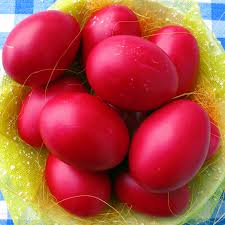 Add dye of choice, and spread on shell throughout the cracks. The Red Egg Game Is A Tradition For Greek Easter
