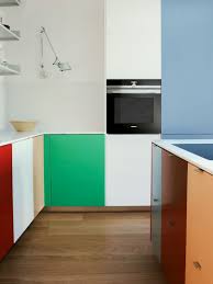 Ikea kitchen upgrade 11 custom cabinet companies for the. Kitchen Of The Week Base Cabinets By Ikea Chic And Colorful Doors By Reform Remodelista