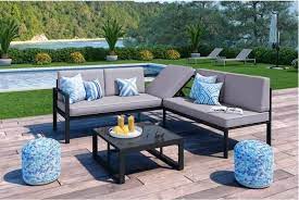 loungitude salon de jardin 1 table basse canape d angle pas cher salon de jardin cdiscount iziva com