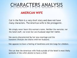 It means that she tries to get something which she wants, that is an attention from her husband, but she doesn't ask to george directly. The Cat In The Rain