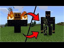 Iron golems naturally spawn in npc villages where the number of. How To Summon Custom Golems In Minecraft Pocket Edition Golem Mod Youtube
