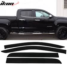 Blind spots represent an extreme danger for motorists, especially at highway speeds; Compatible With 15 18 Chevy Colorado Gmc Canyon Crew Cab Acrylic Window Visors Vent Windshield Deflector Rain Guard 4pc Set Outside Mount 2015 2016 2017 2018 Walmart Com Walmart Com