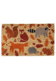 First And Forest Doormat Mod Retro Vintage Decor Accessories Modcloth Com Door Mat Fox Decor Contemporary Door Mats