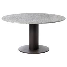 Roda Platter 314 Round Outdoor Stone Top Dining Table In 2020 Vintage Dining Room Table Dining Table Stone Top Dining Table