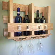 Diy Wine Glass Rack And Wine Bottle Holder Fiskars Diy Wine Glass Rack Diy Wine Glass Glass Rack
