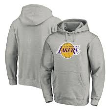 Cheer for the lake show and celebrate your lakers with premium los angeles lakers hats and apparel. Men S Fanatics Branded Heathered Gray Los Angeles Lakers Team Primary Logo Pullover Hoodie
