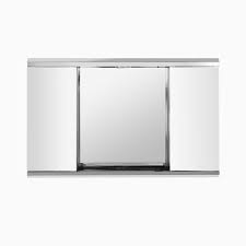 Metal fixtures won't corrode and are sealed during finishing to protect against moisture. 32 Cambrian Surface Mount Led Medicine Cabinet