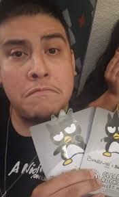 Me and my Niece did Badtz Maru face mask while having a movie night🍿