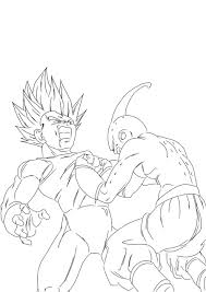 Kid Buu Coloring Pages Printable