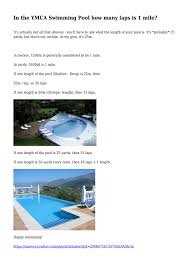 Check spelling or type a new query. In The Ymca Swimming Pool How Many Laps Is 1 Mile By Deepdome2501 Issuu