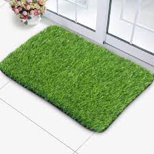An artificial mat with a mixture of grass and plants will be perfect on your wedding venue wall. Kuber Industries 45 Mm Artificial Grass Mat For Balcony Or Doormat Artificial Grass 16 X 24 Green Kubmart11761