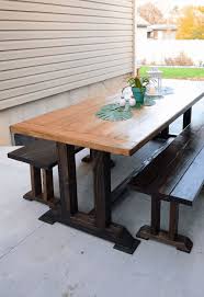 So, i decided to make the top of the table, except i modified it to be longer, and then i built my own base by looking at elements from other diy. 17 Homemade Outdoor Dining Table Plans You Can Diy Easily