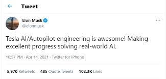 Posted on april 14, 2021. Elon Musk Teases Tesla Ai Day For Summer 2021