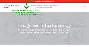 Looking for shopify announcement bar ideas? Free Shipping Bar Aaaecommerce