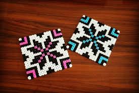 Hama Bardak Altligi Beads Boncuk Hama Boncugu Bardak Altligi Boncuk Desenleri
