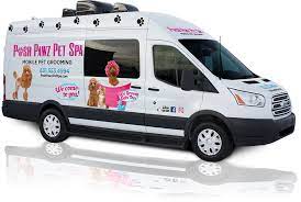 Mobile dog groomers near me. Posh Pawz Pet Spa Let The Groomer Come To You