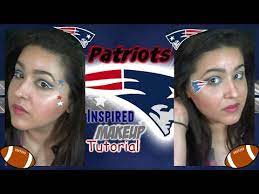 New England Patriots Inspired Makeup