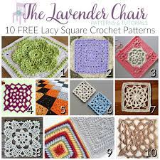 This free granny square pattern was designed for the creative crossings sampler blanket to begin with. 10 Free Lacy Crochet Square Patterns The Lavender Chair Crochet Square Patterns Crochet Cow Granny Square Crochet Pattern