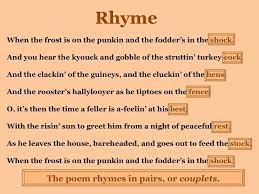 Rhyme In Couplets Poetry Lessons Writing Poetry Teaching