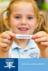 2015-2016 Annual Report by Trinity Episcopal School