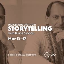 Bruce Sinclair is joining us this week as part of our Indigenous Spotlight  series highlighting First Nations and Métis cultures. His next events take  place this afternoon at 1:30 pm (Carlyle King