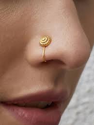 Buy Gold Plated Silver Nose Ring Online At Theloom Nose Ring Silver Nose Ring Nose Ring Online