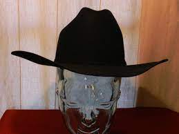 Vintage Bailey Pro 5 X Beaver Black Cowboy Hat With Silver Etsy Black Cowboy Hat Cowboy Hats Mens Hats Vintage