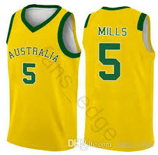Regarded as australia's premium basketball uniform manufacturers, blk prides it's self in remaining at the forefront of singlet and shorts designs through the use of its state of the art manufacturing. 2021 2019 World Cup Team Australia Basketball Jerseys 5 Patty Mills 12 Aron Baynes 8 Matthew Dellavedova 6 Andrew Bogut Custom Printed Shirt From Fans Edge 16 07 Dhgate Com