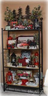 What Is It About The Red Truck With The Christmas Tree In The Back That You See All Over Th Red Christmas Decor Farmhouse Christmas Decor Plaid Christmas Decor